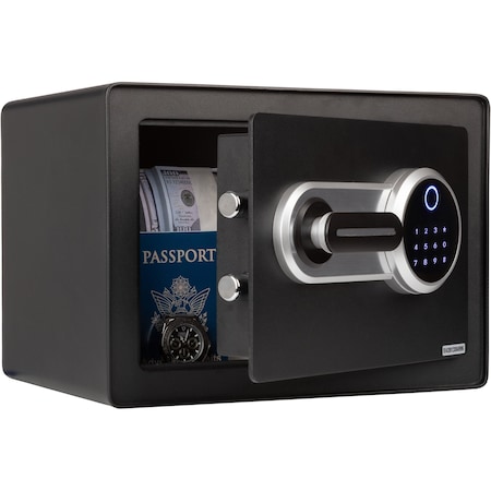Stalwart Biometric Safe - Lock Box with Fingerprint Scanner & Digital Key by Black 65-BIO-BL